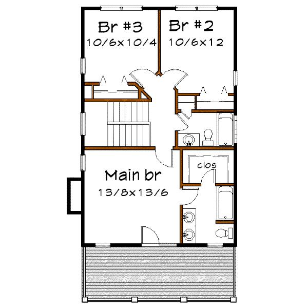 upper floor house blueprint