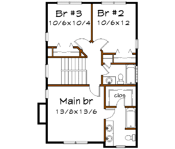 upper floor house blueprint