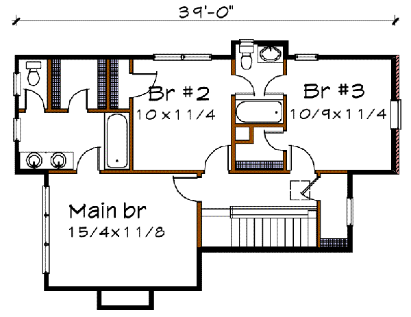 upper floor house blueprint