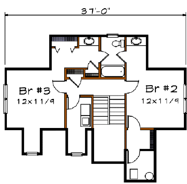 upper floor house blueprint