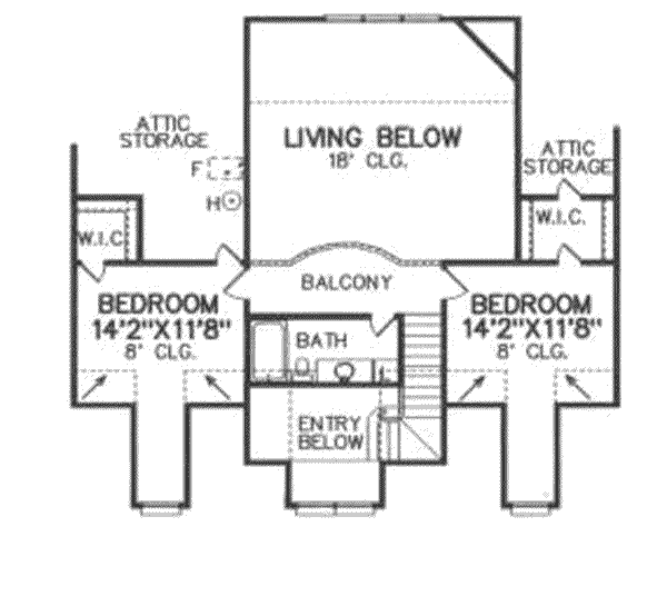 upper floor house blueprint