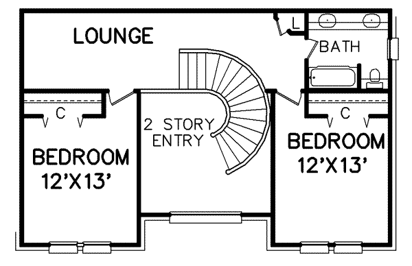 upper floor house blueprint