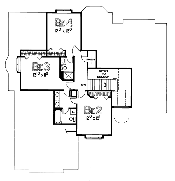 upper floor house blueprint