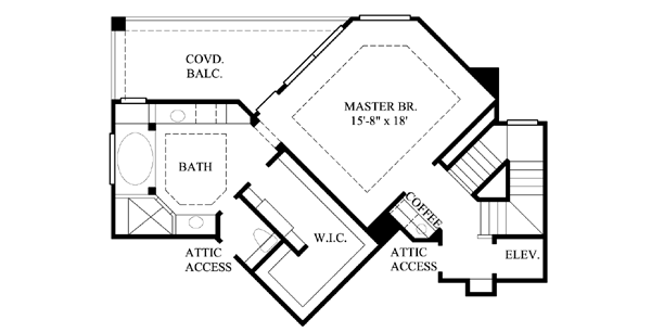 upper floor house blueprint