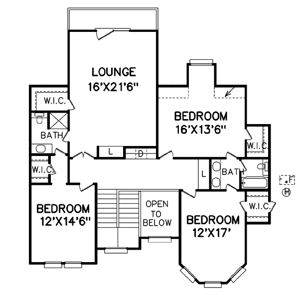 upper floor house blueprint