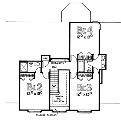 upper floor house blueprint