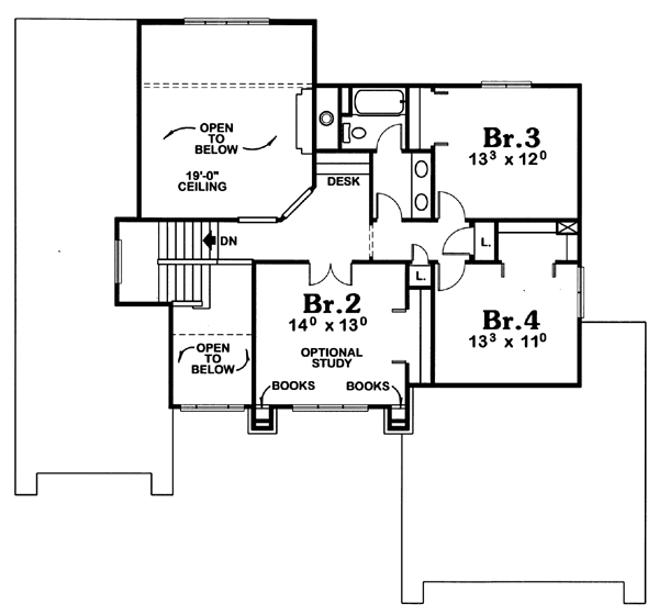 upper floor house blueprint