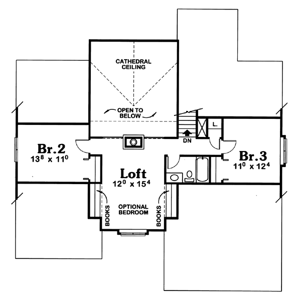 upper floor house blueprint