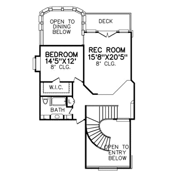 upper floor house blueprint