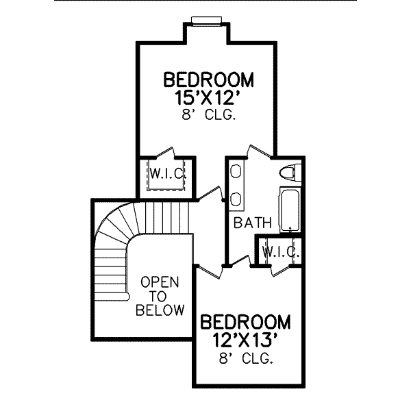 upper floor house blueprint