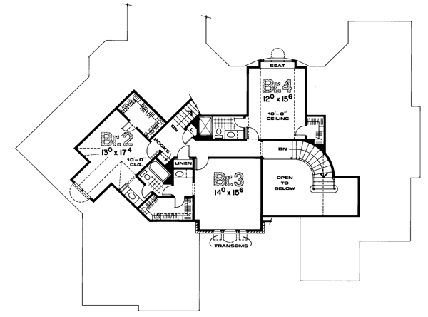 upper floor house blueprint