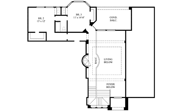 upper floor house blueprint