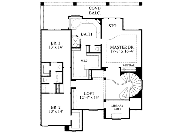 upper floor house blueprint