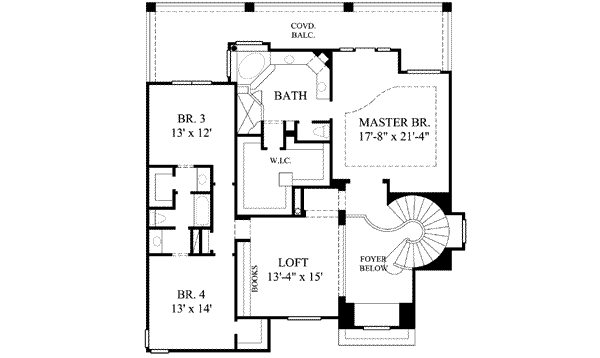upper floor house blueprint