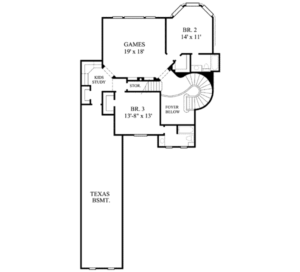 upper floor house blueprint
