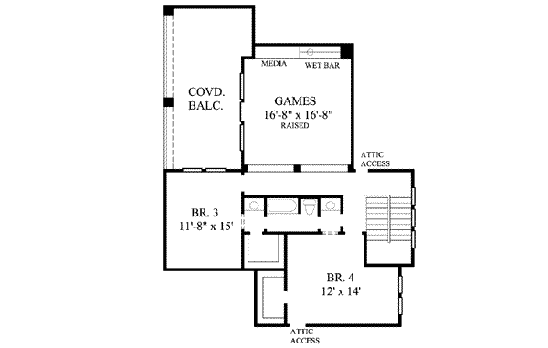 upper floor house blueprint