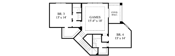 upper floor house blueprint