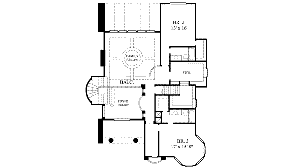 upper floor house blueprint