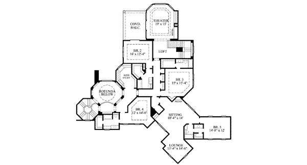 upper floor house blueprint