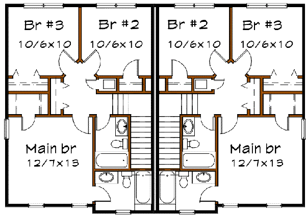 upper floor house blueprint