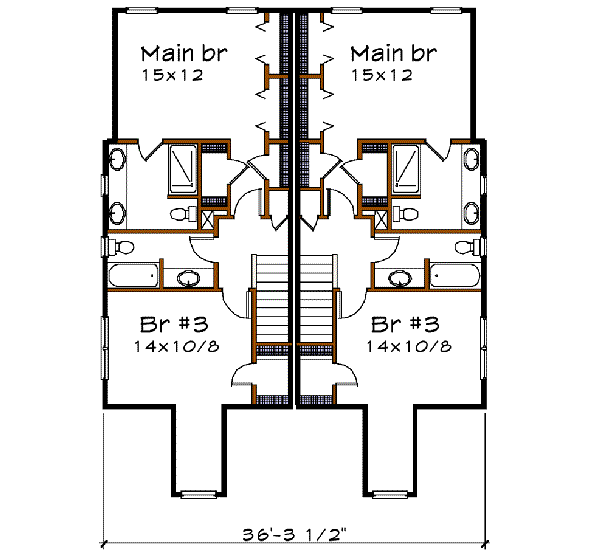 upper floor house blueprint