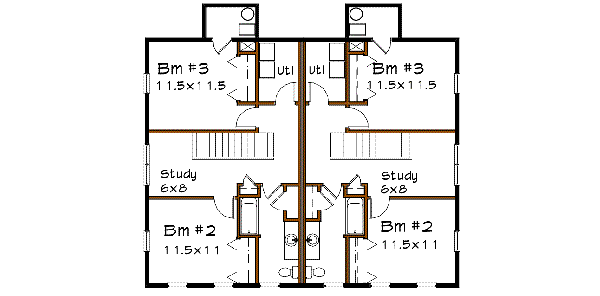 upper floor house blueprint