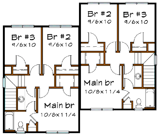 upper floor house blueprint