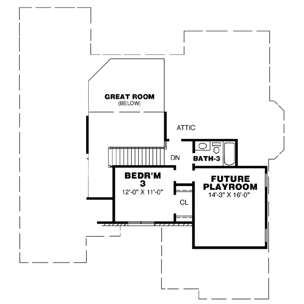 upper floor house blueprint