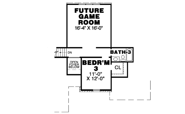 upper floor house blueprint
