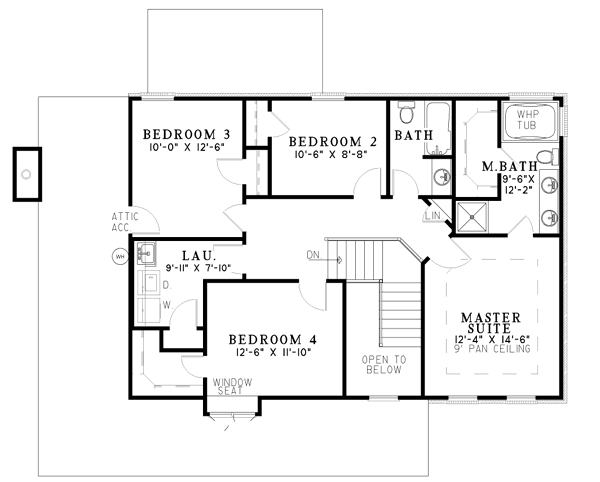 upper floor house blueprint