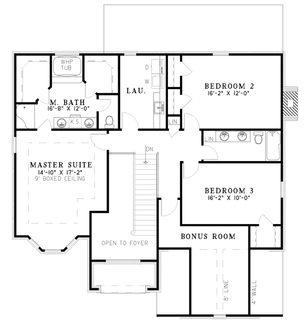 upper floor house blueprint