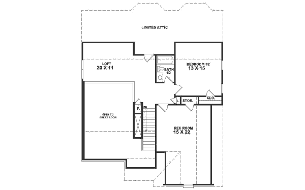 upper floor house blueprint