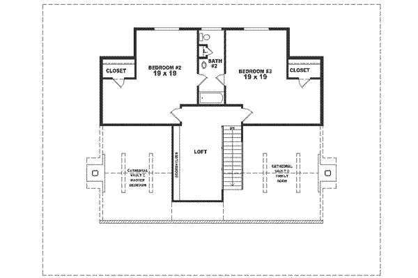 upper floor house blueprint