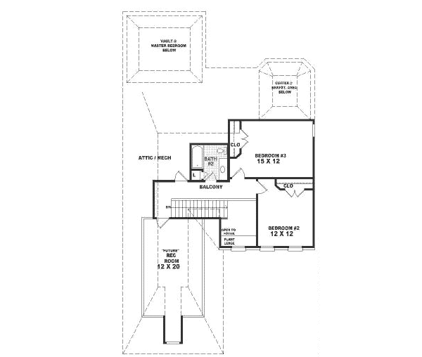 upper floor house blueprint