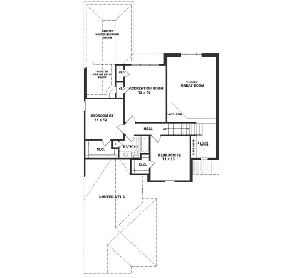 upper floor house blueprint