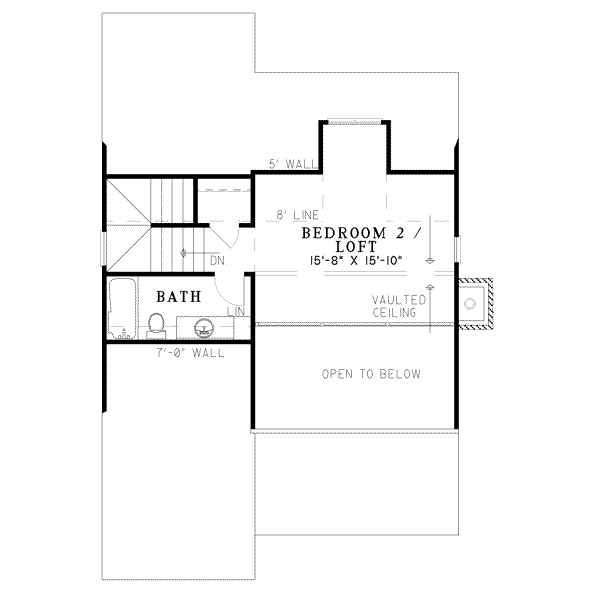 upper floor house blueprint