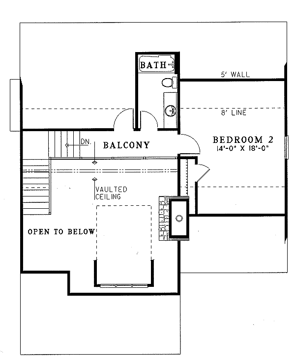 upper floor house blueprint