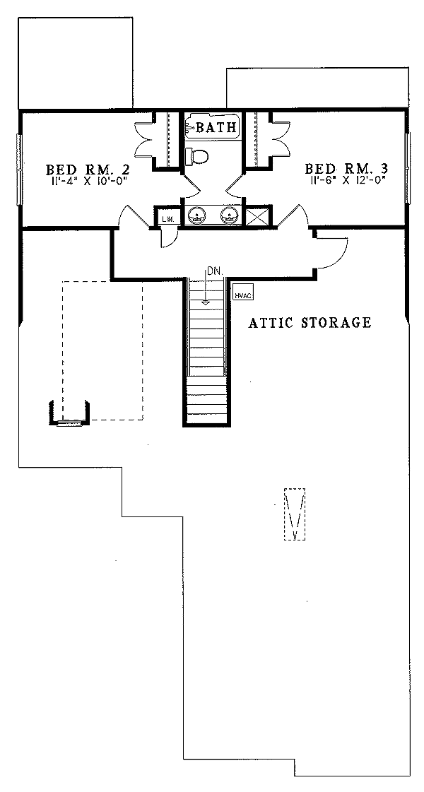 upper floor house blueprint