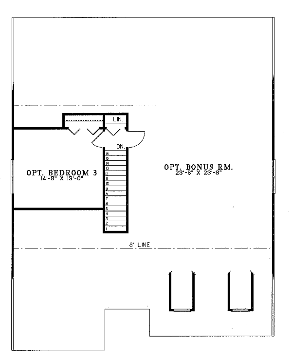 upper floor house blueprint