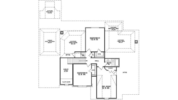 upper floor house blueprint
