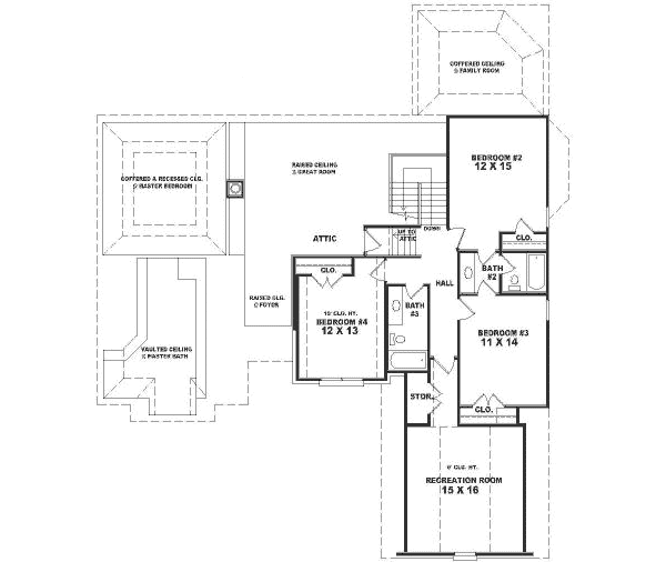 upper floor house blueprint