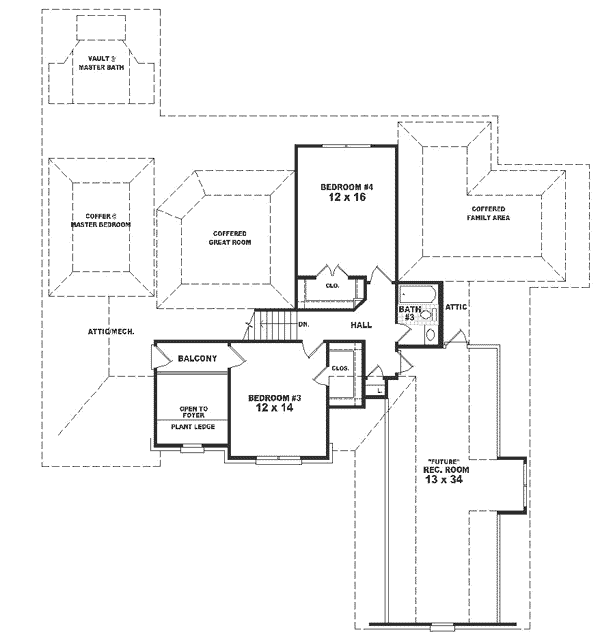 upper floor house blueprint