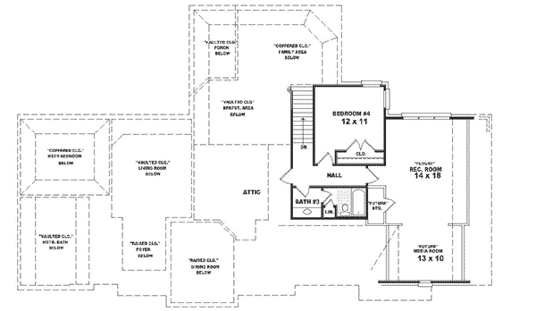 upper floor house blueprint