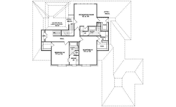 upper floor house blueprint