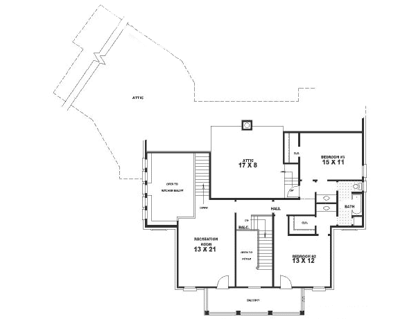 upper floor house blueprint