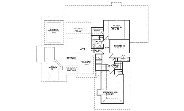 upper floor house blueprint