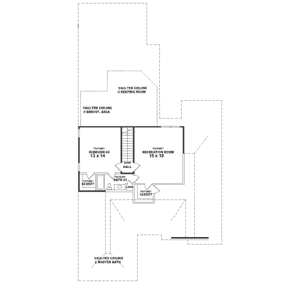 upper floor house blueprint