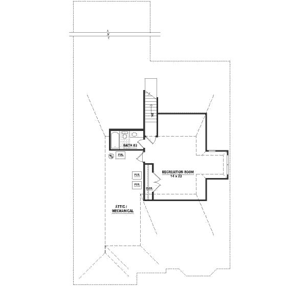 upper floor house blueprint