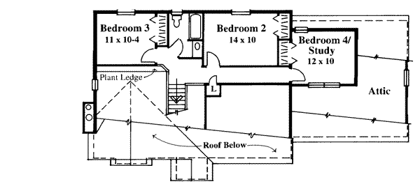 upper floor house blueprint