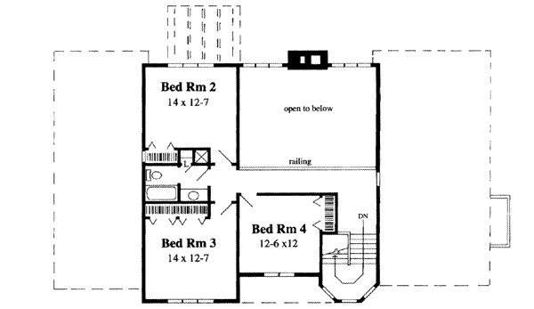 upper floor house blueprint